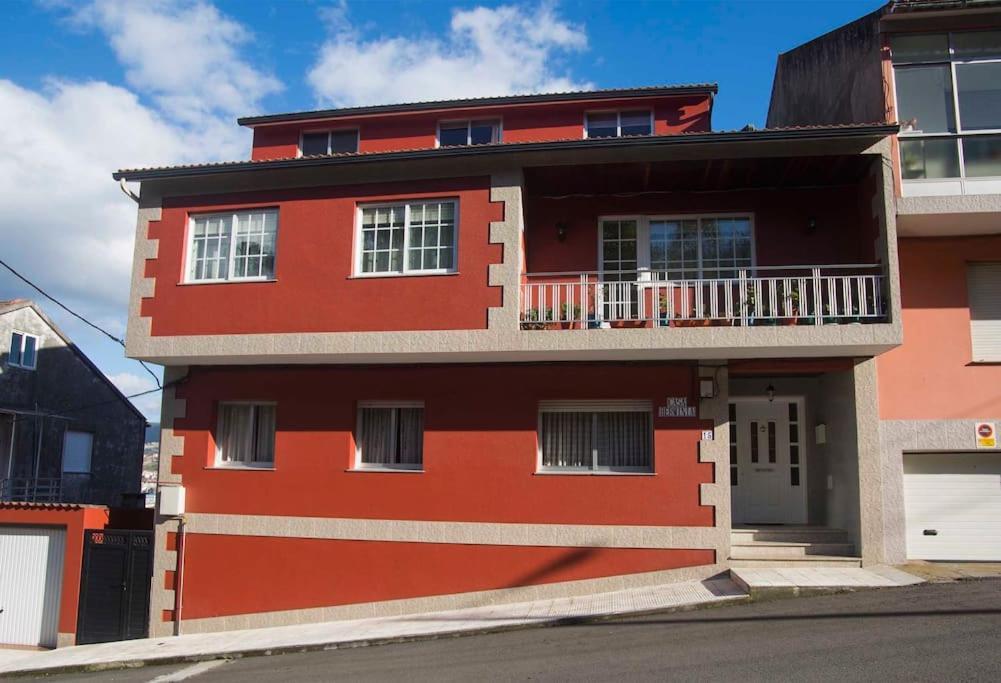 Apartamento Con Terraza Y Vistas Al Mar Bueu Buitenkant foto